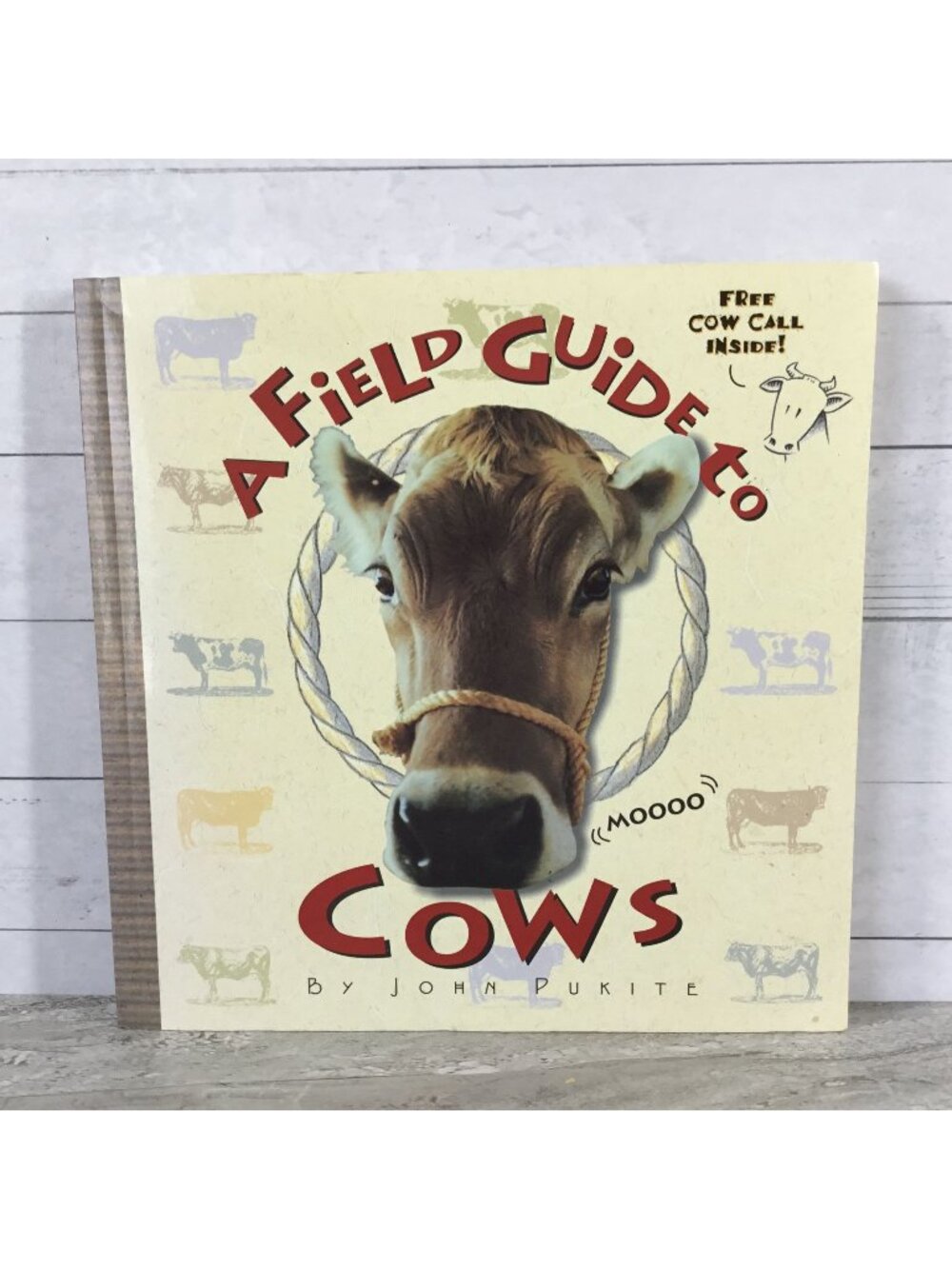 A Field Guide To Cows By John Pukite 1996 Nature/Humor Paperback Book